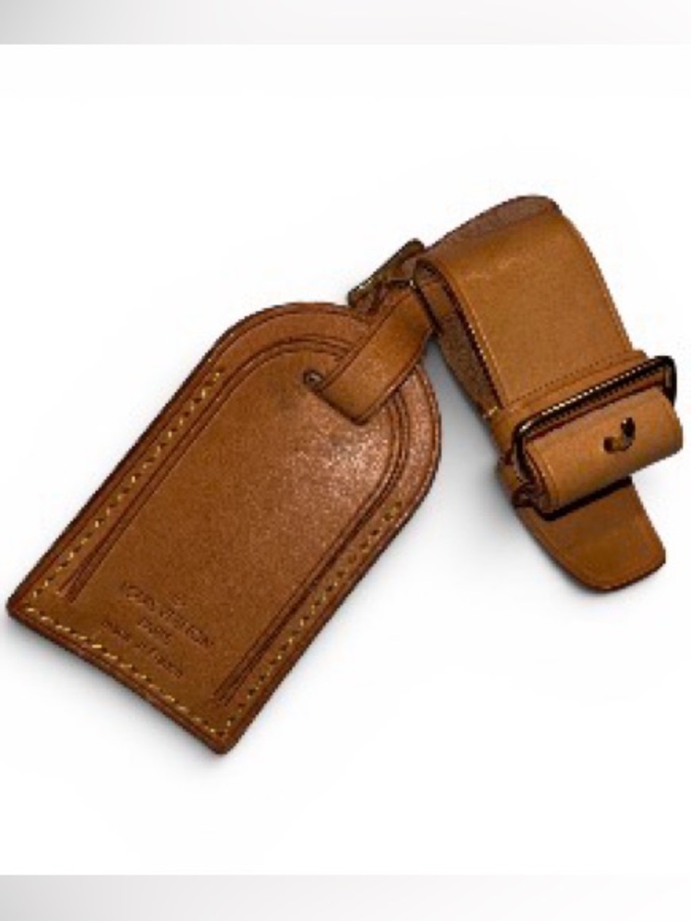 Authentic Louis Vuitton Poignet/Luggage Tag Set EUC